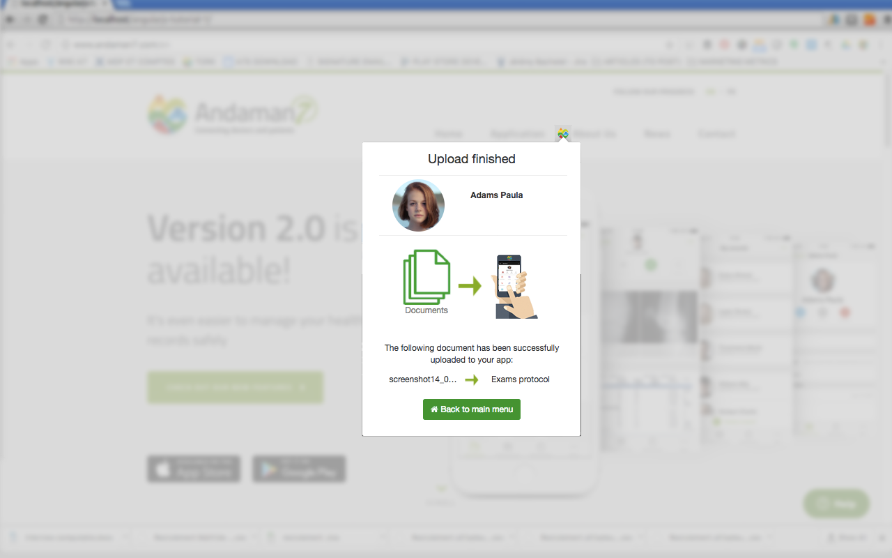 Andaman7 Documents Uploader - 截图 3
