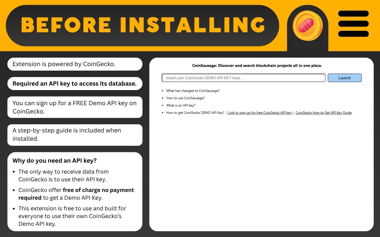 CoinSausage – Crypto Project Search Tool - 截图 2