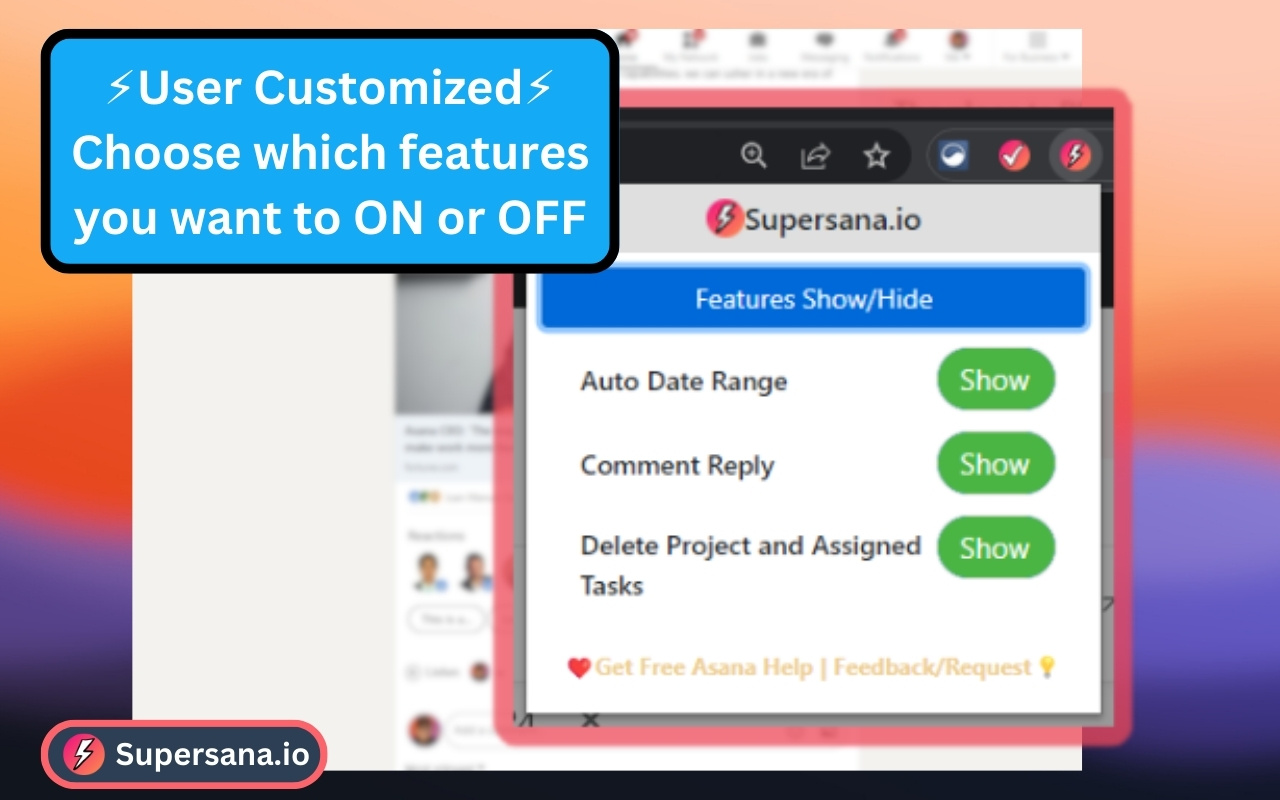 Supersana.io for Asana - 截图 5