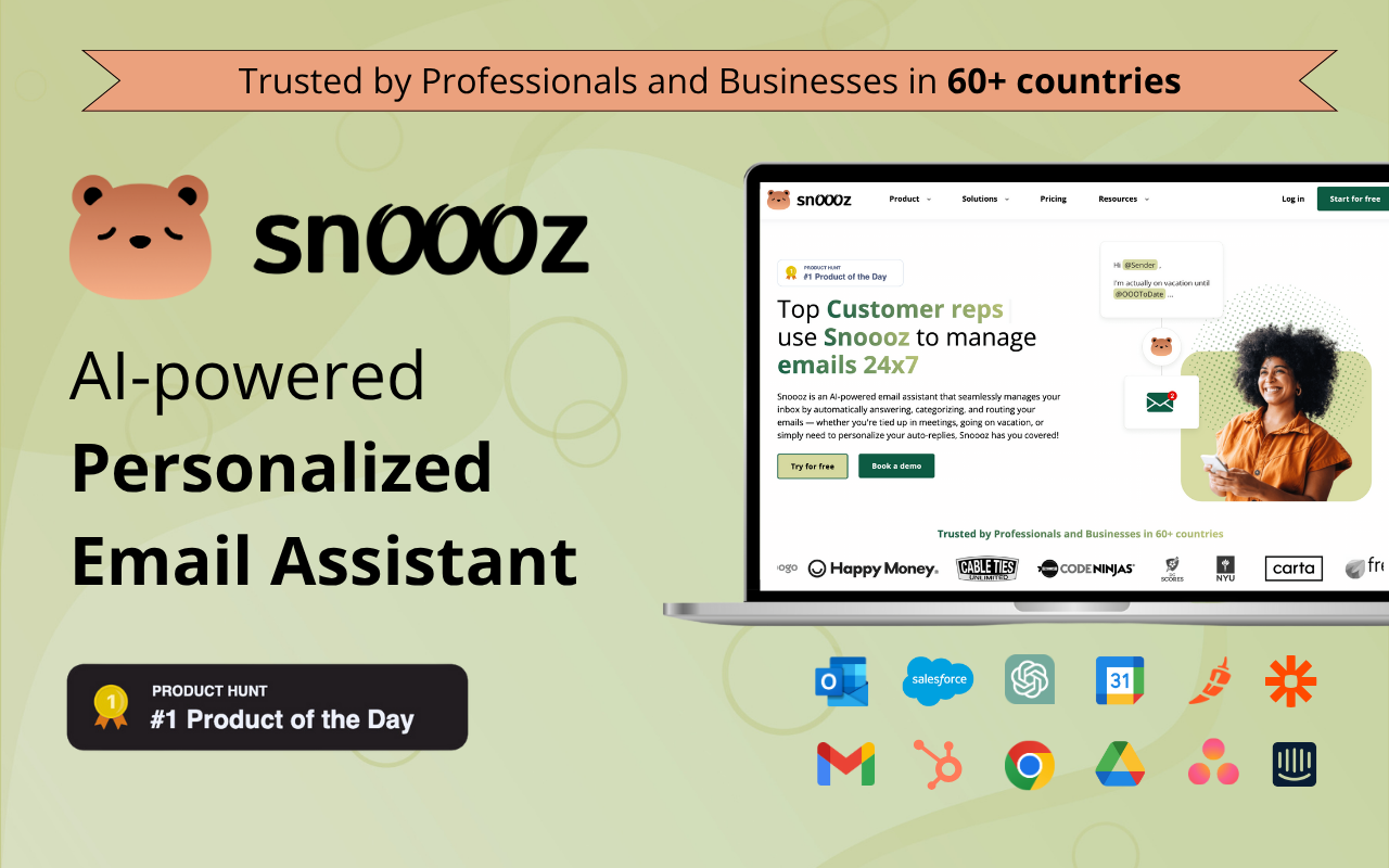 Snoooz - AI Email Writer - 截图 1