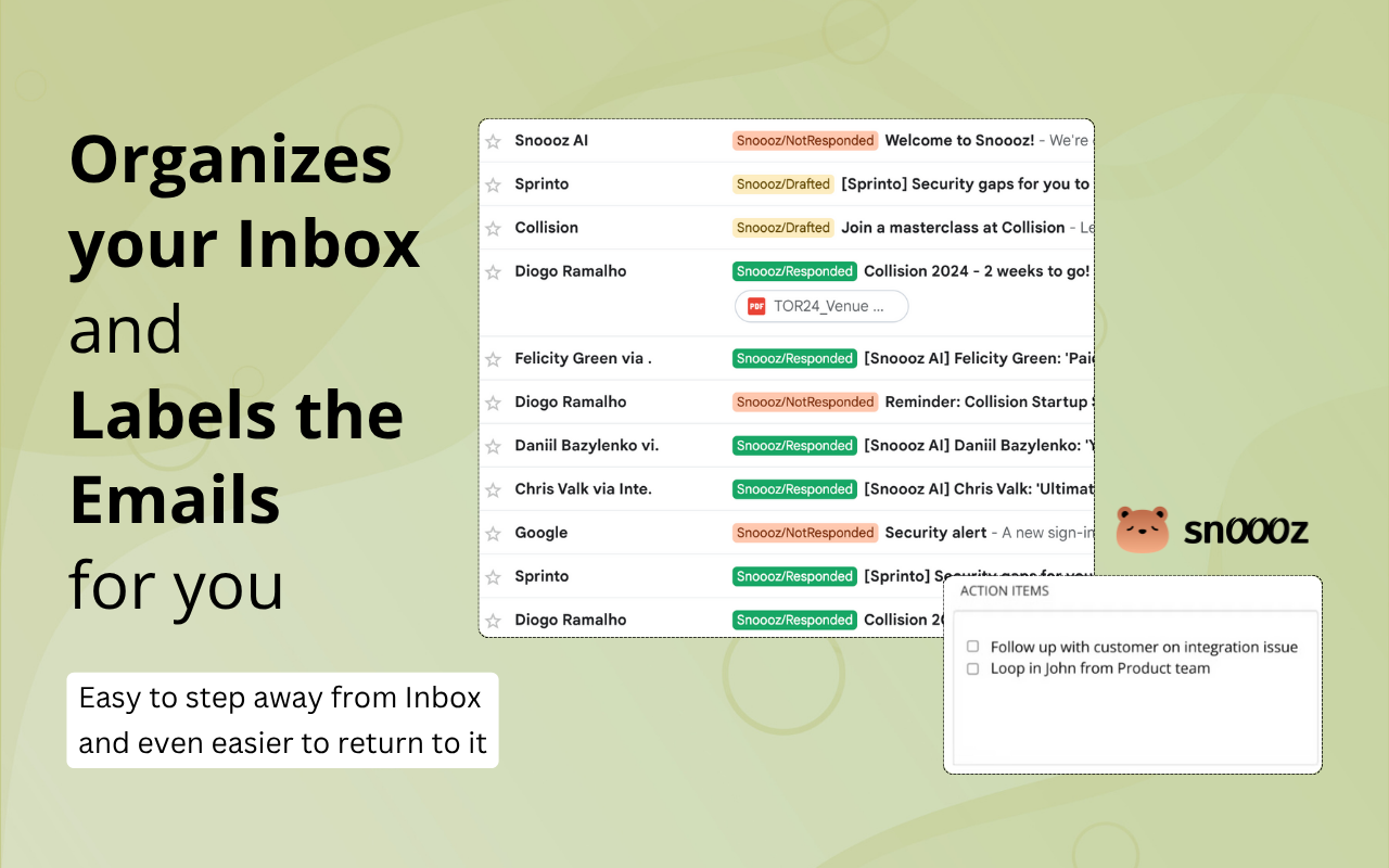 Snoooz - AI Email Writer - 截图 2