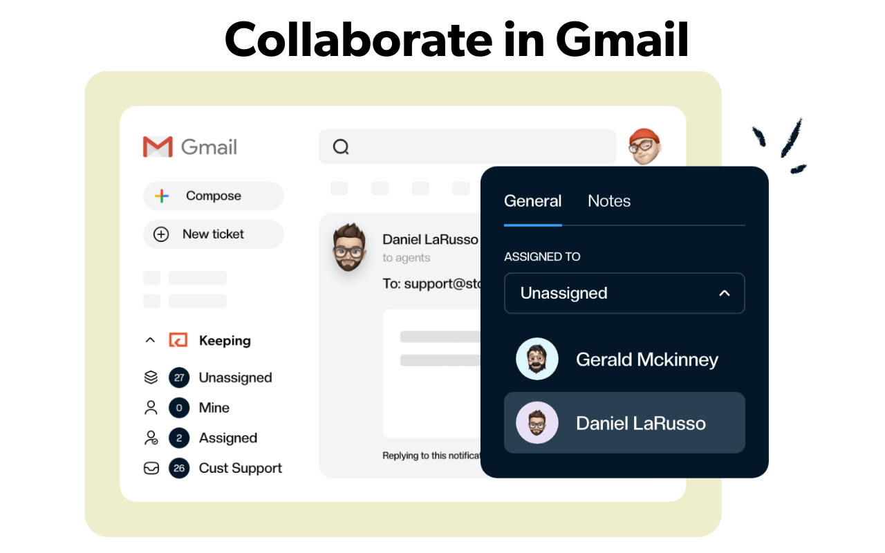 Keeping | The Original Help Desk for Gmail™ - 截图 4