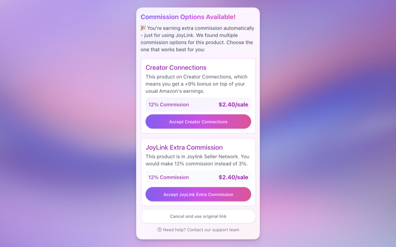JoyLink - Powerful DeepLinks For Amazon Influencers - 截图 1