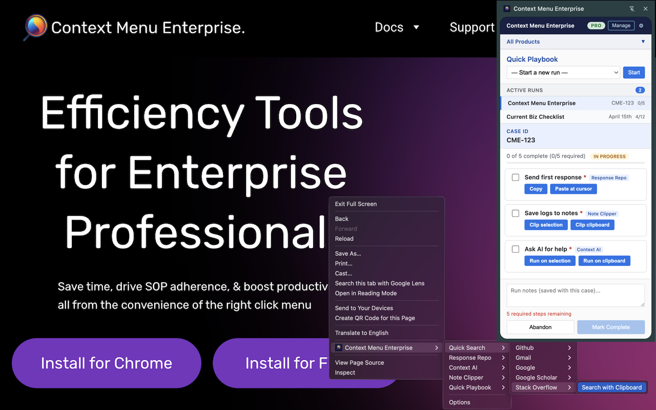 Context Menu Enterprise - 截图 2