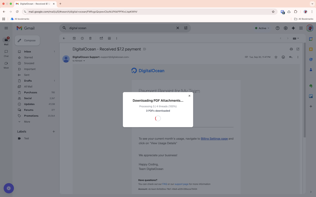 Badgy - Gmail attachments manager - 截图 1