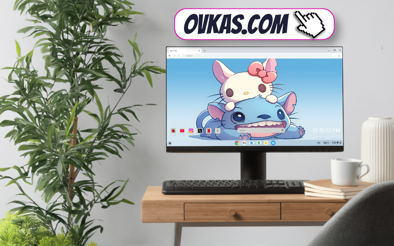 Stitch Hello Kitty Best Friends Live Wallpaper - 截图 4