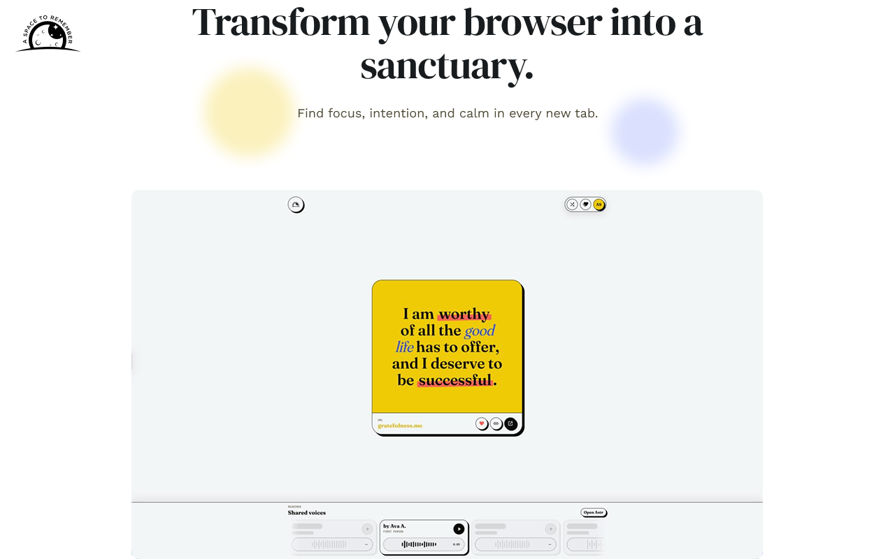 ASTR Browser Companion: Discover affirmations - 截图 4