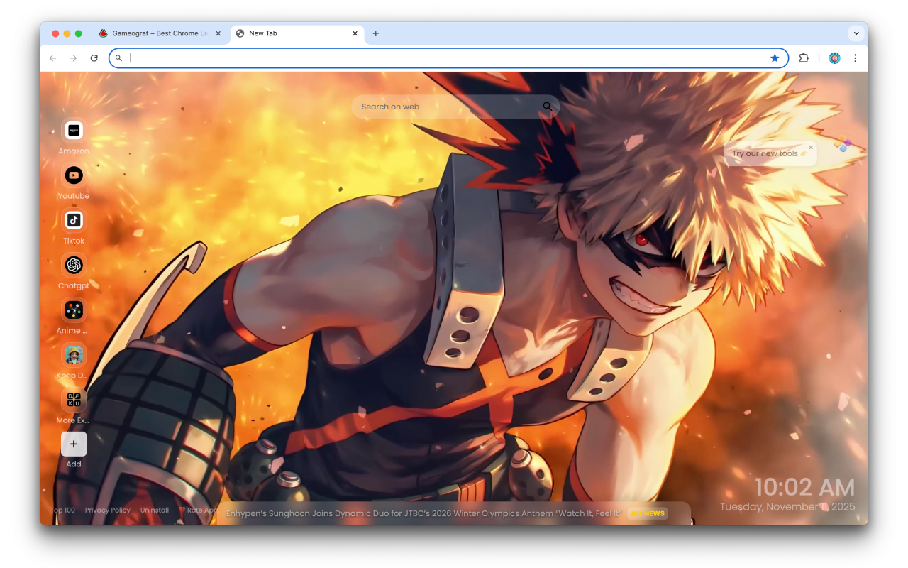 Katsuki Bakugo My Hero Academia Live Wallpaper - 截图 2
