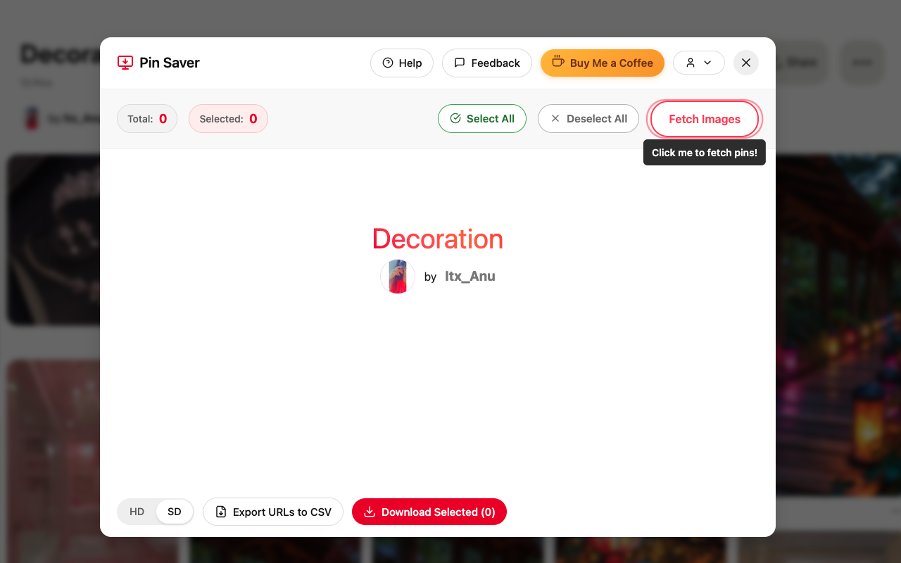 Pinsaver - 截图 1