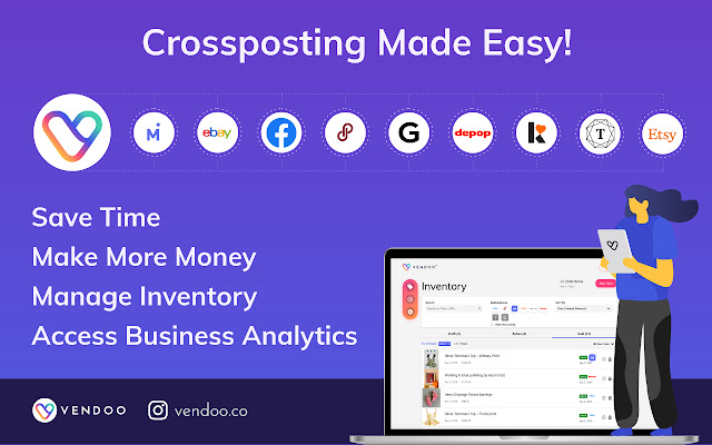 Vendoo Marketplace Lister (DEPRECATED) - 截图 1