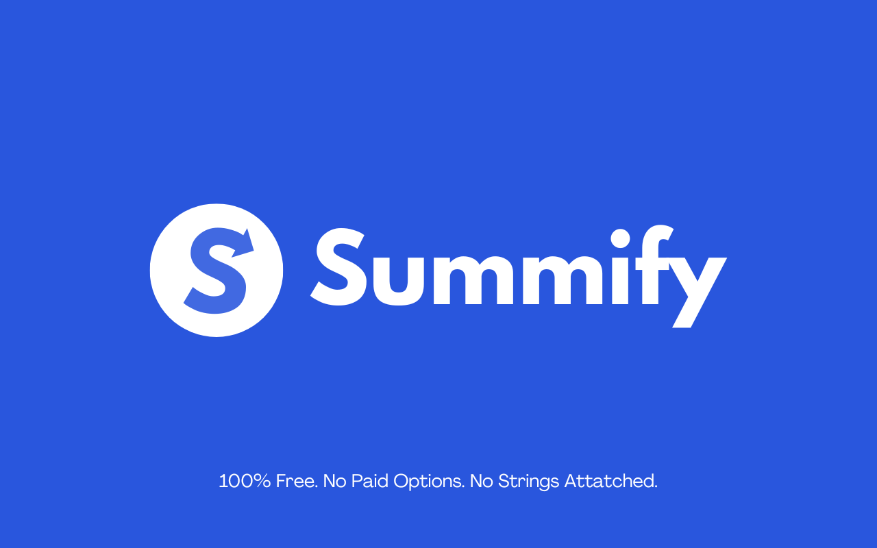 Summify: Free YouTube and Web Summarizer - 截图 4