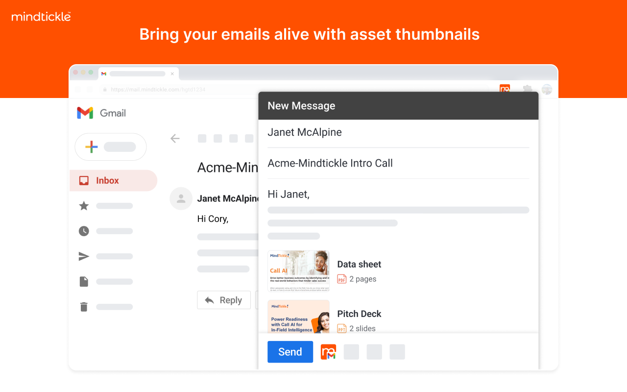 Mindtickle for Gmail - 截图 3