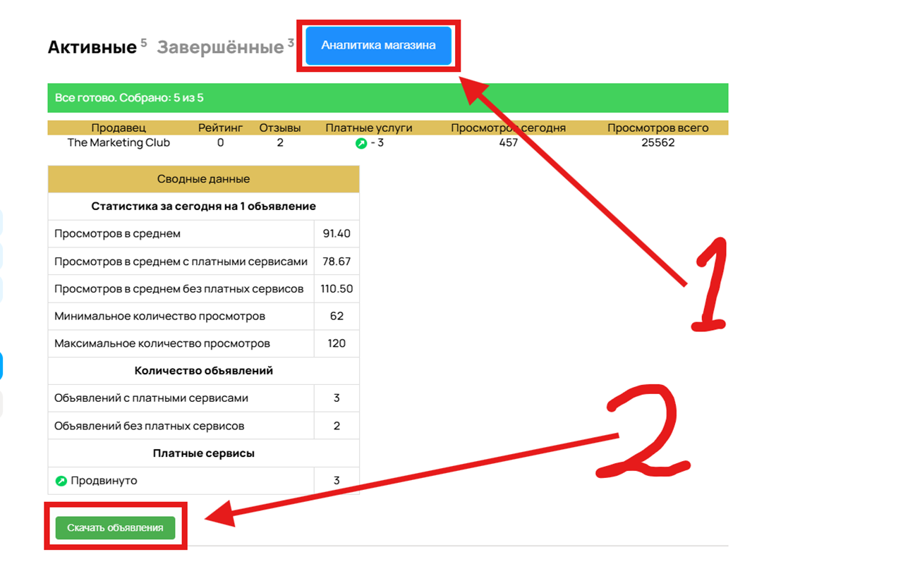 Авито аналитика от bananlab.ru - 截图 4