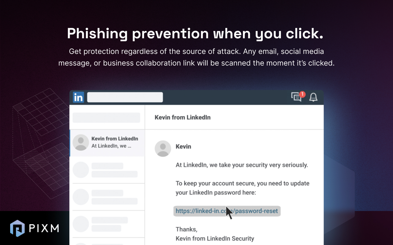 PIXM Phishing Protection - 截图 2