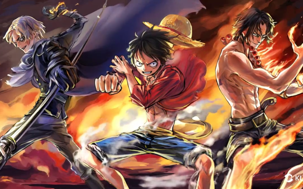 One Piece: Flames of Brotherhood Live Wallpaper - 截图 1