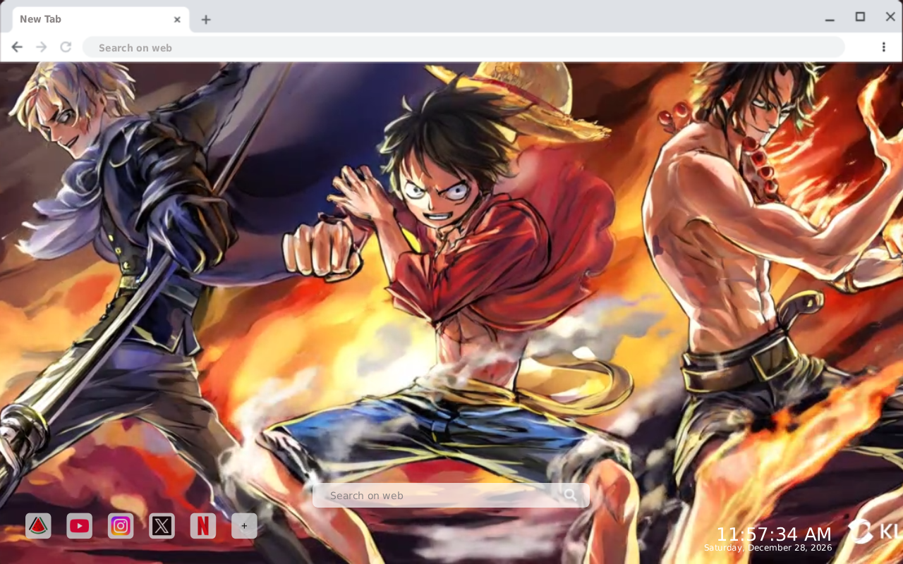 One Piece: Flames of Brotherhood Live Wallpaper - 截图 2