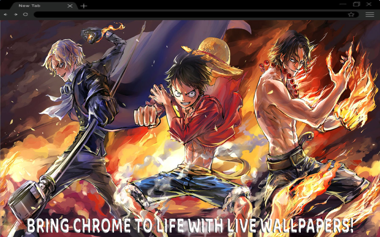 One Piece: Flames of Brotherhood Live Wallpaper - 截图 3