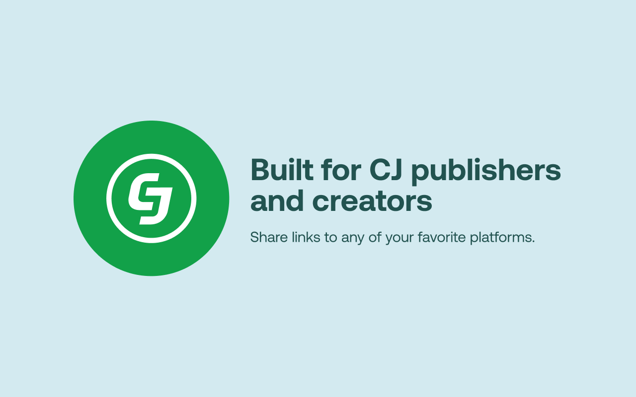 CJ Deep Link Generator - 截图 1