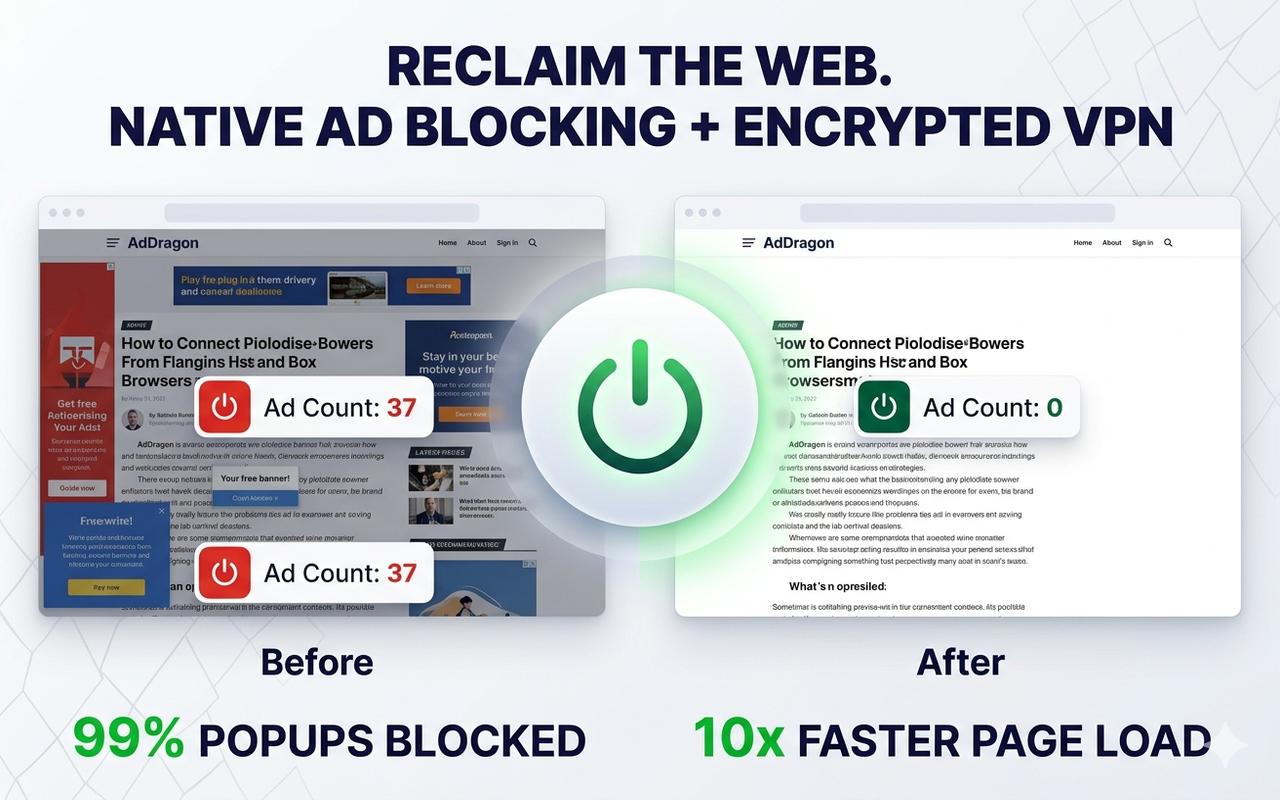 AdDragon - Ad Blocker, Free and Popup Blocker - 截图 3