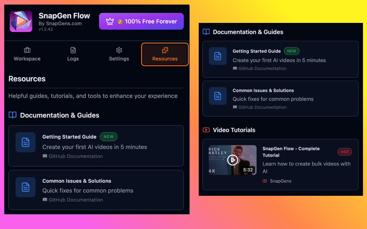 SnapGen Flow - Veo Bulk Video & Image - 截图 2