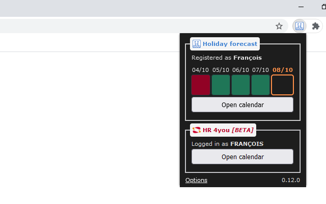 Holiday forecast - 截图 3