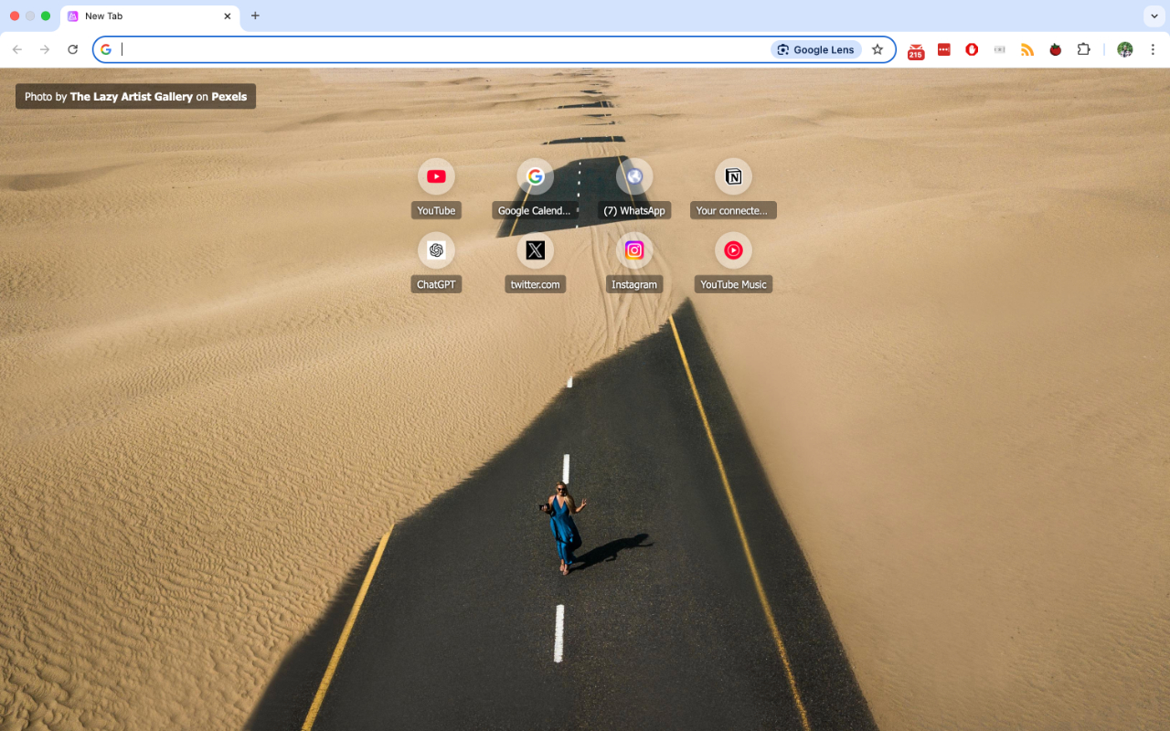 New Tab Landscapes - 截图 5