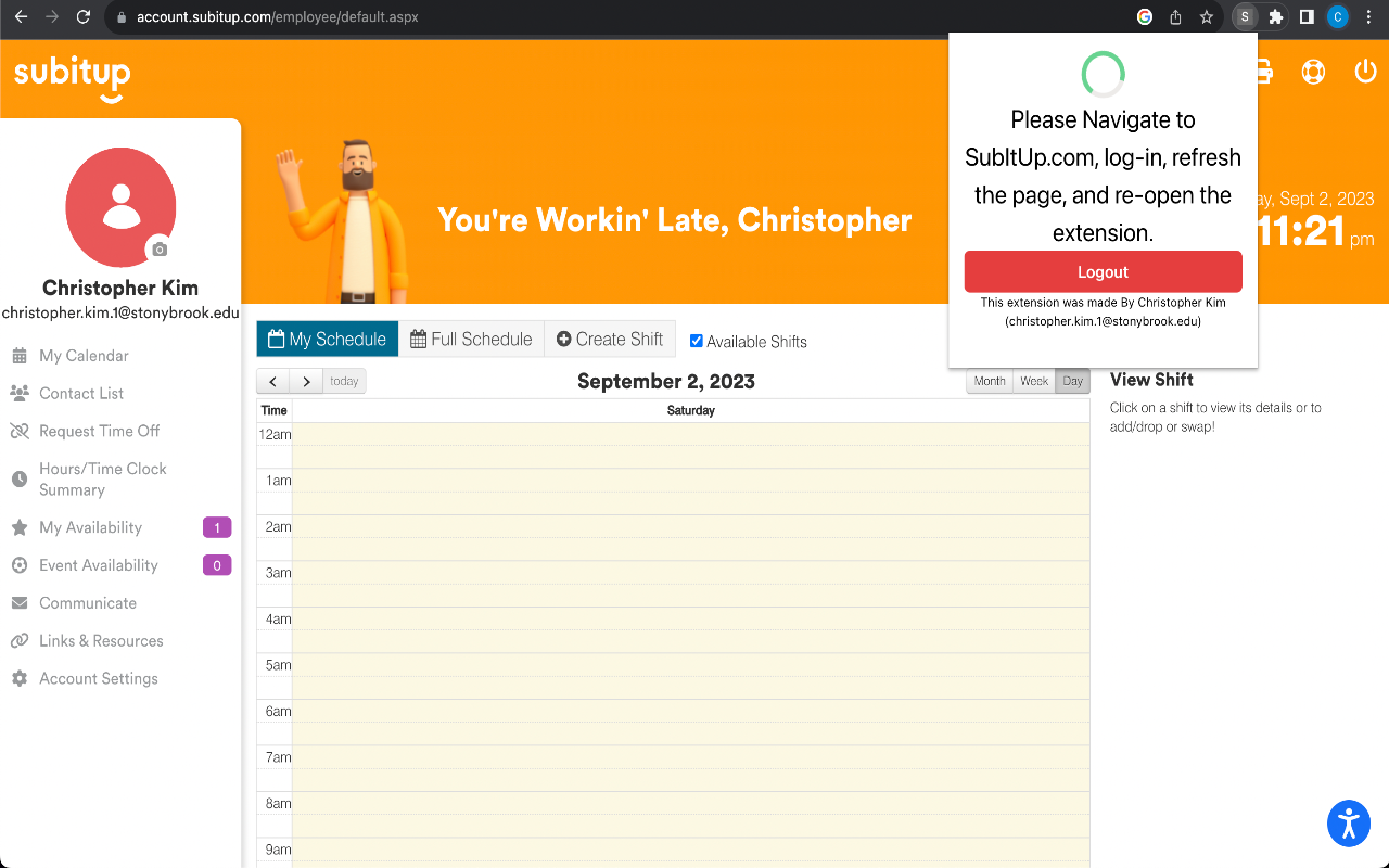 SubItUp Google Calendar Integration - 截图 2