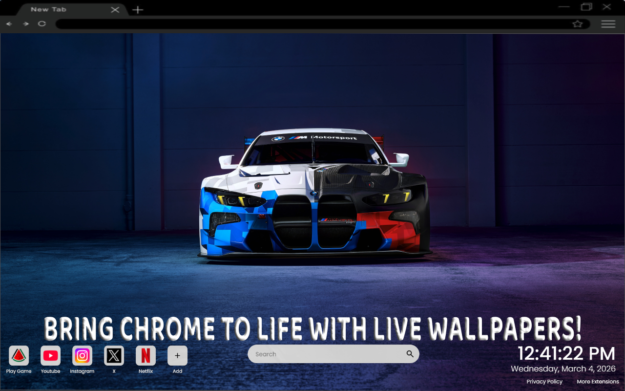 BMW M4 Live Wallpaper - 截图 3