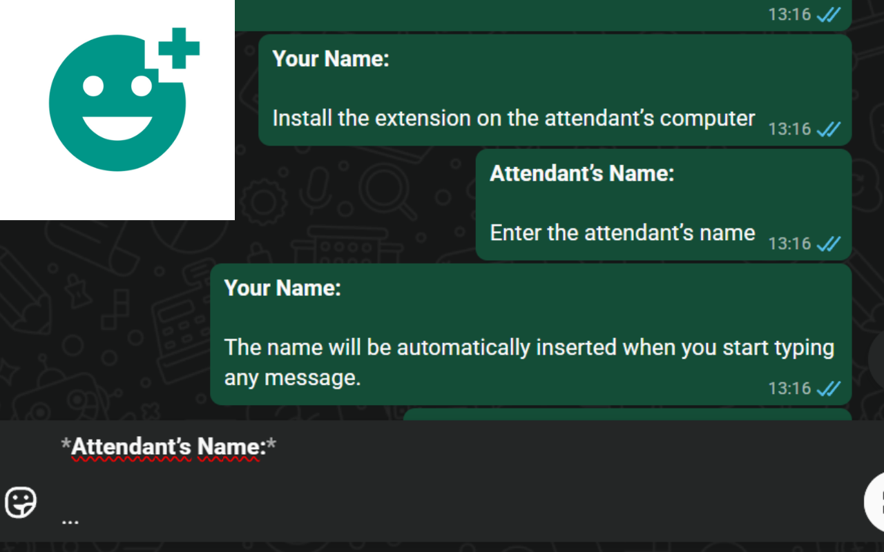 Nome de Atendente para WhatsApp - 截图 2