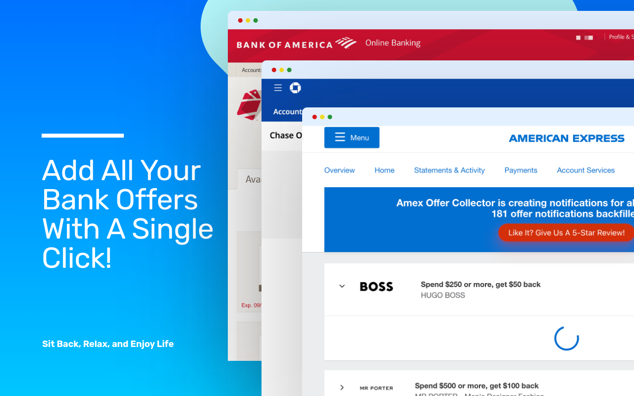 Offer.love - Bank Merchant Card Offer Collector - 截图 1