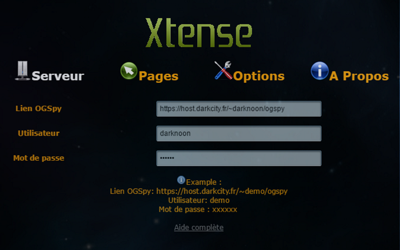 Xtense WE - 截图 1