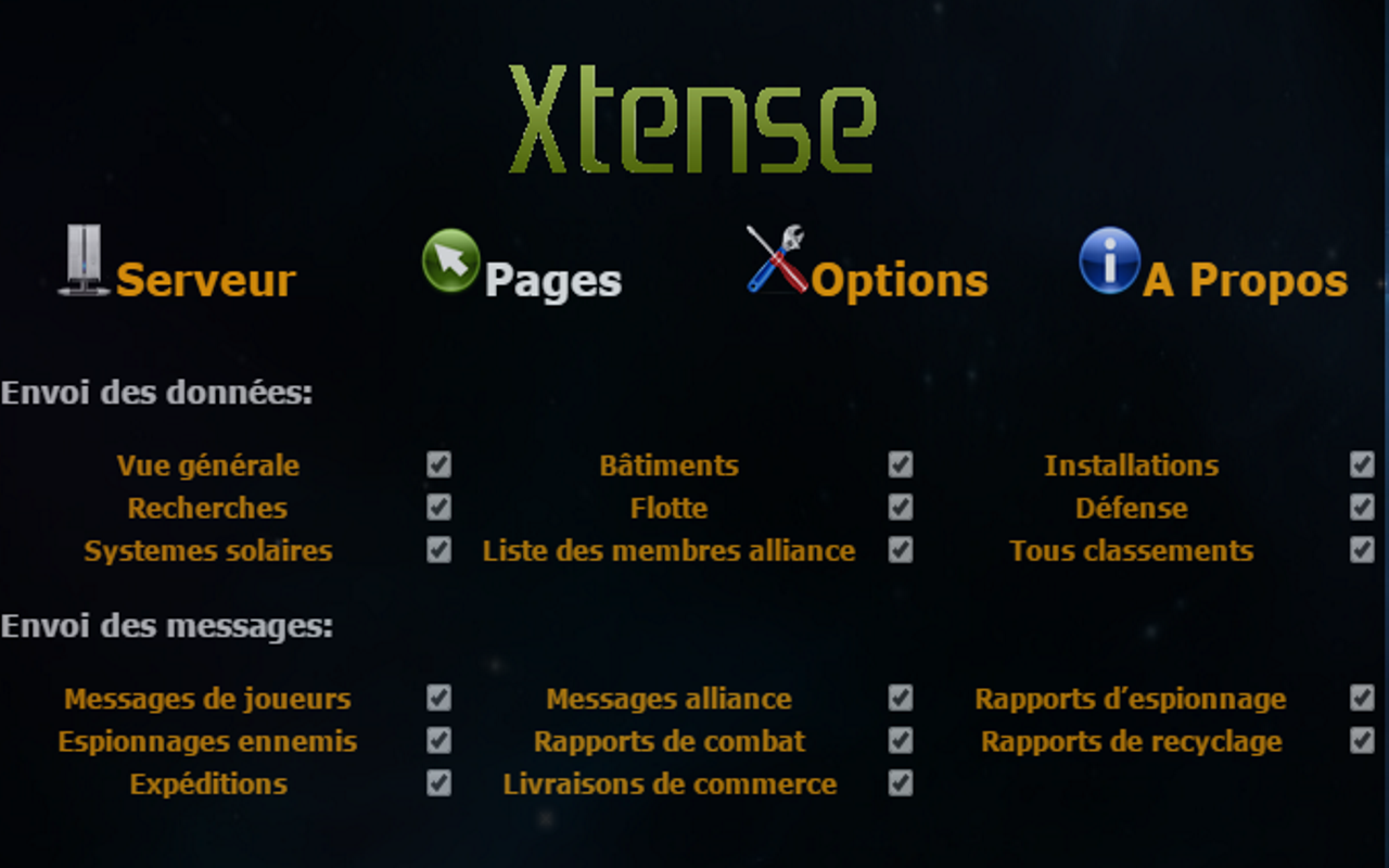Xtense WE - 截图 2