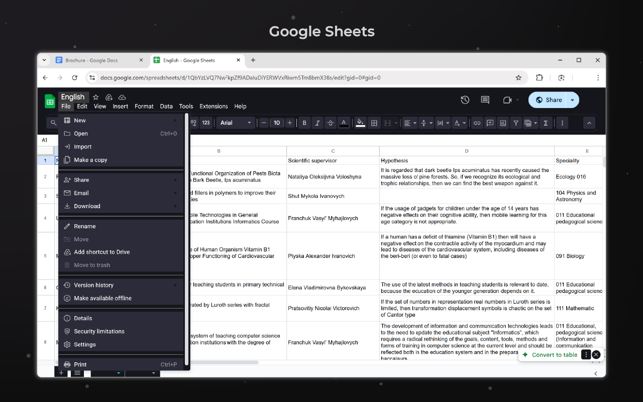 Google Docs Dark Mode - 截图 6