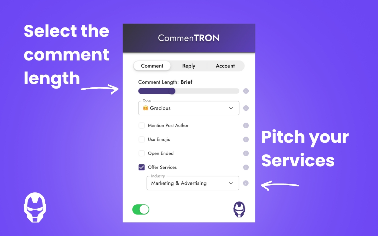 CommenTron — AI Booster for LinkedIn - 截图 4