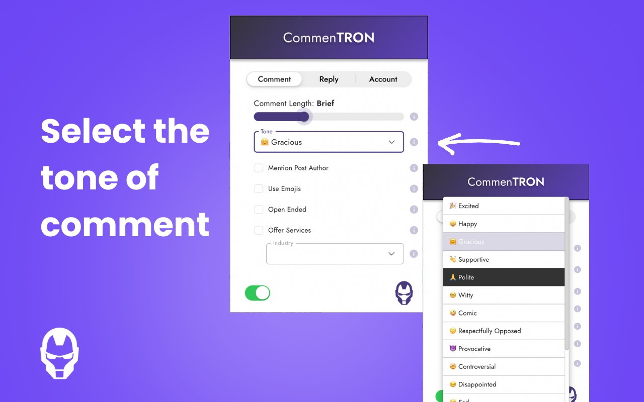 CommenTron — AI Booster for LinkedIn - 截图 5