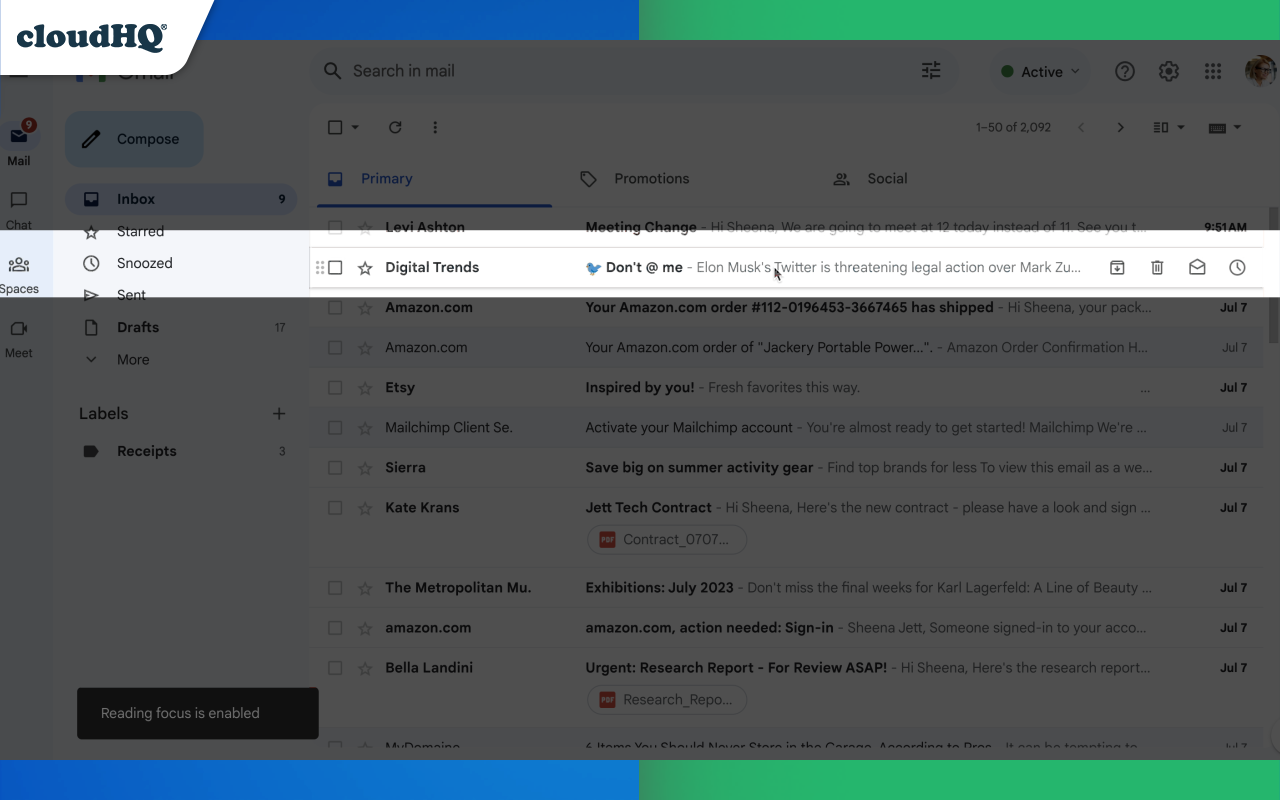 Highlight Emails in Gmail by cloudHQ - 截图 3