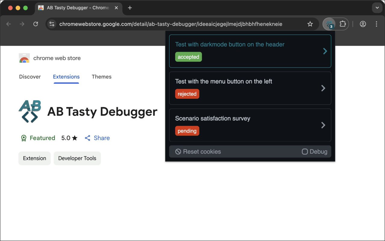 AB Tasty Debugger - 截图 5