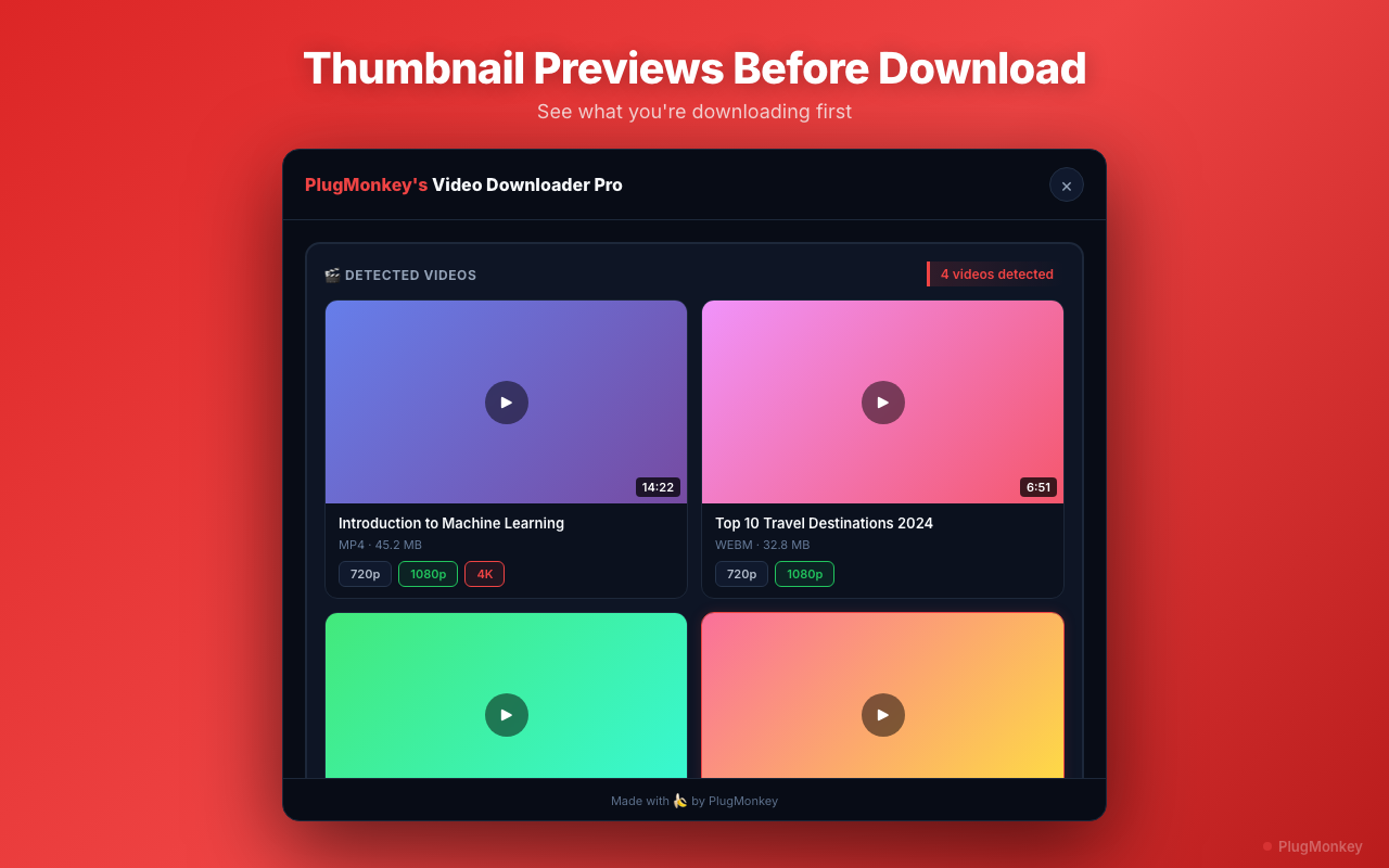 Video Downloader Pro - Save Videos from Any Website - 截图 3