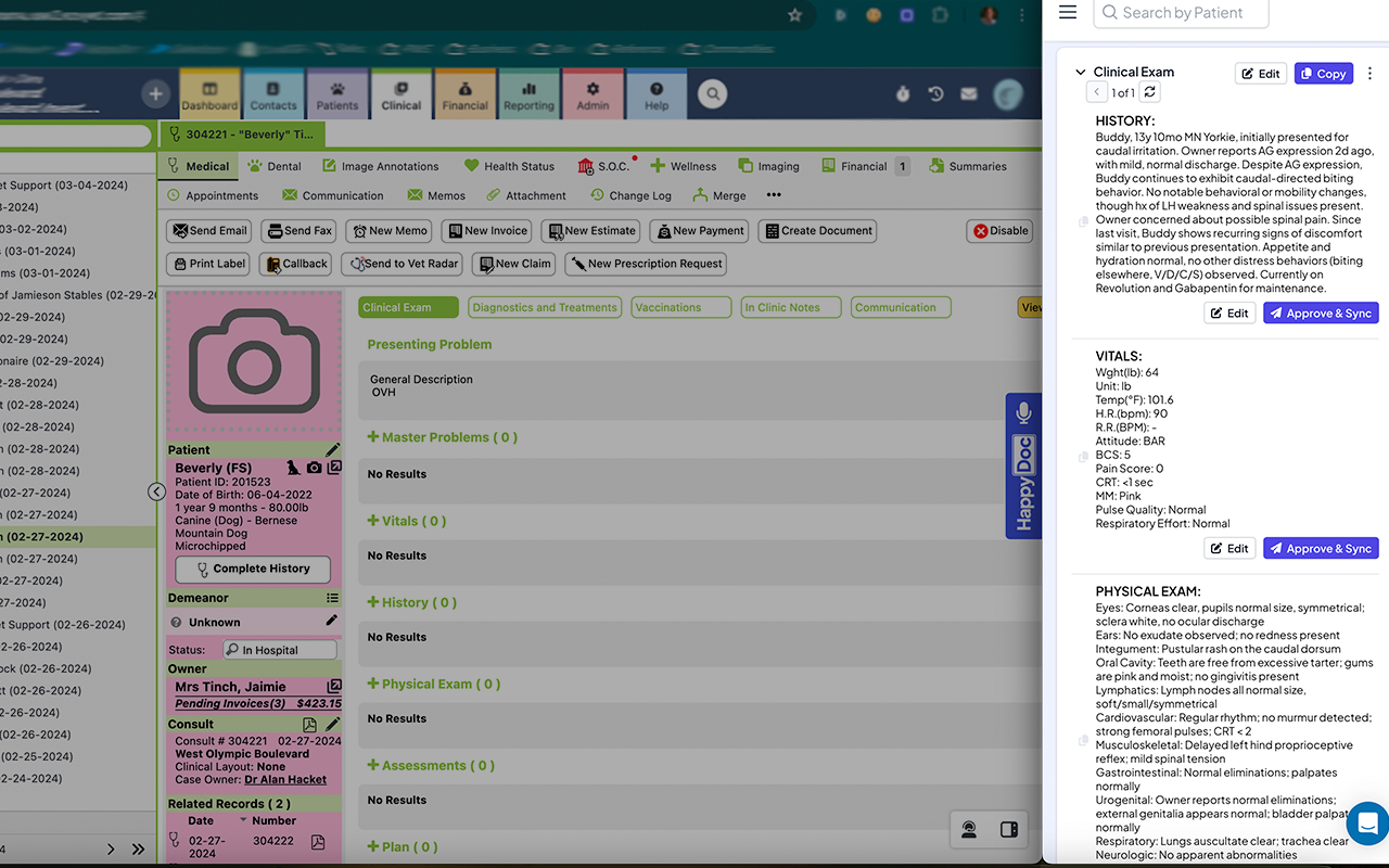 HappyDoc Chrome Extension - 截图 2