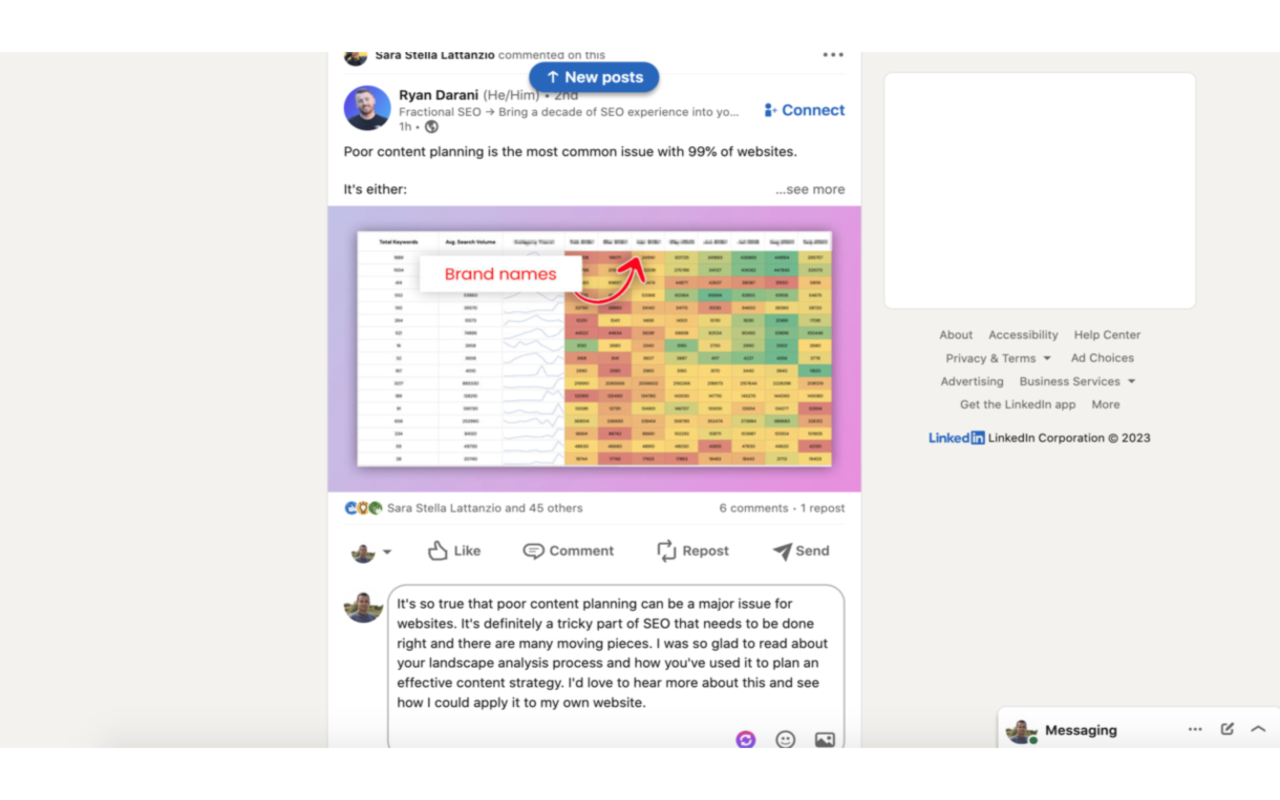 AI assistant for Linkedin - 截图 2