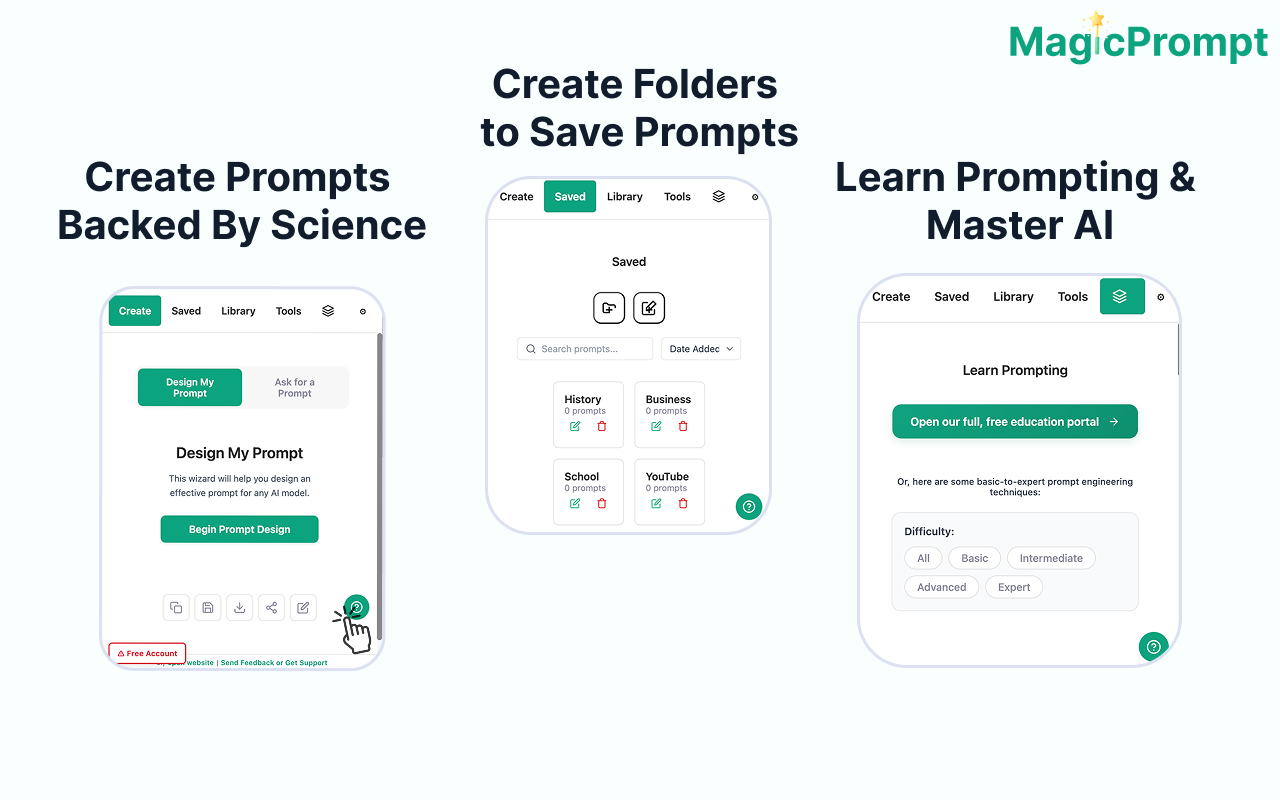 MagicPrompt - AI Prompt Generator - 截图 1