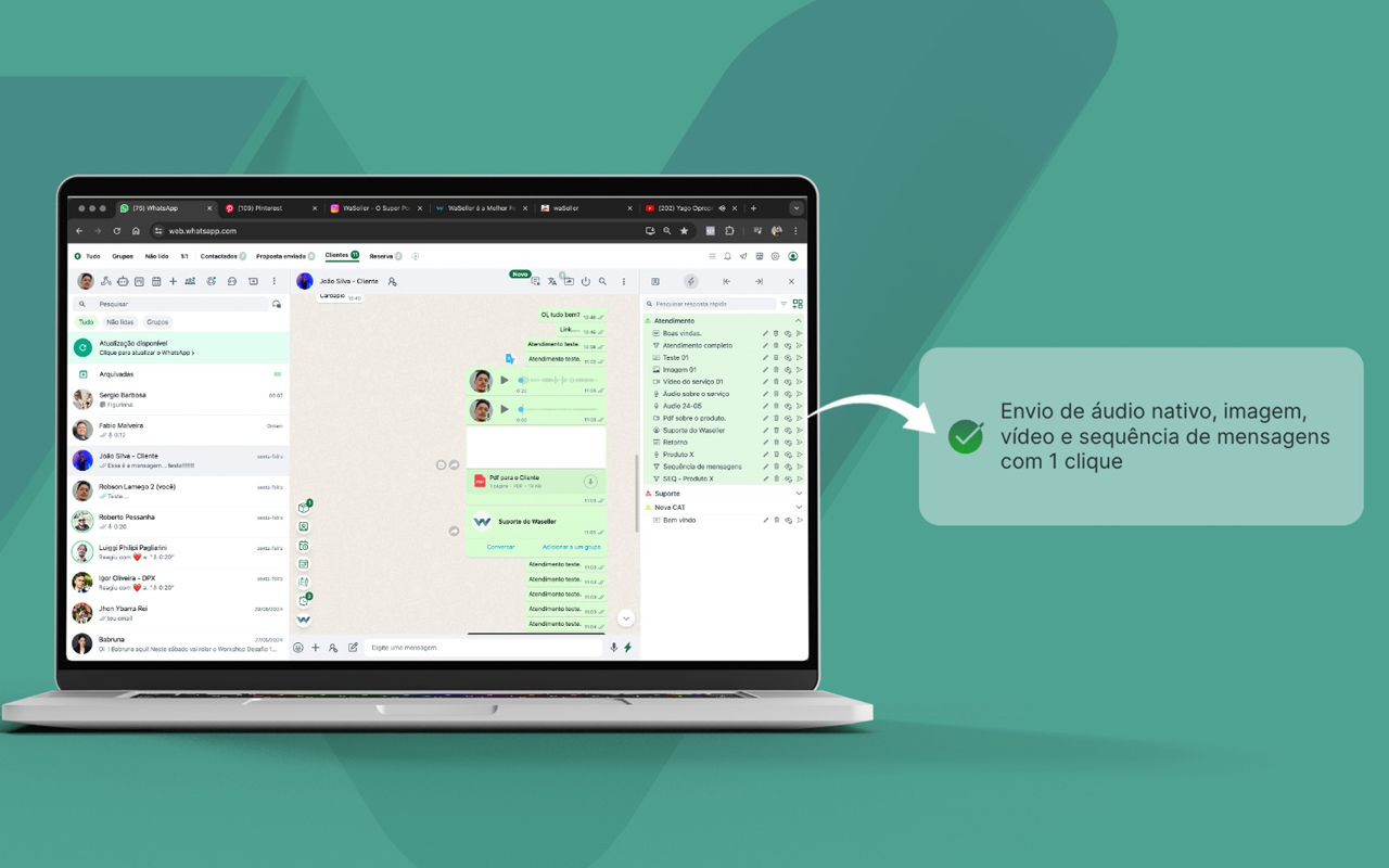WaSeller - Perder vendas no WhatsApp não é normal - 截图 3