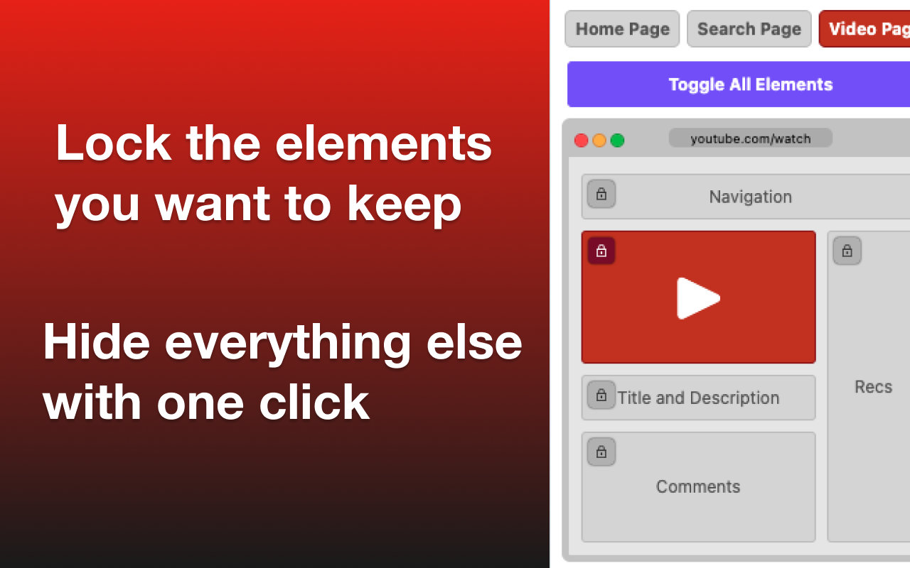 FocusTube: Remove All Distractions from YouTube - 截图 3