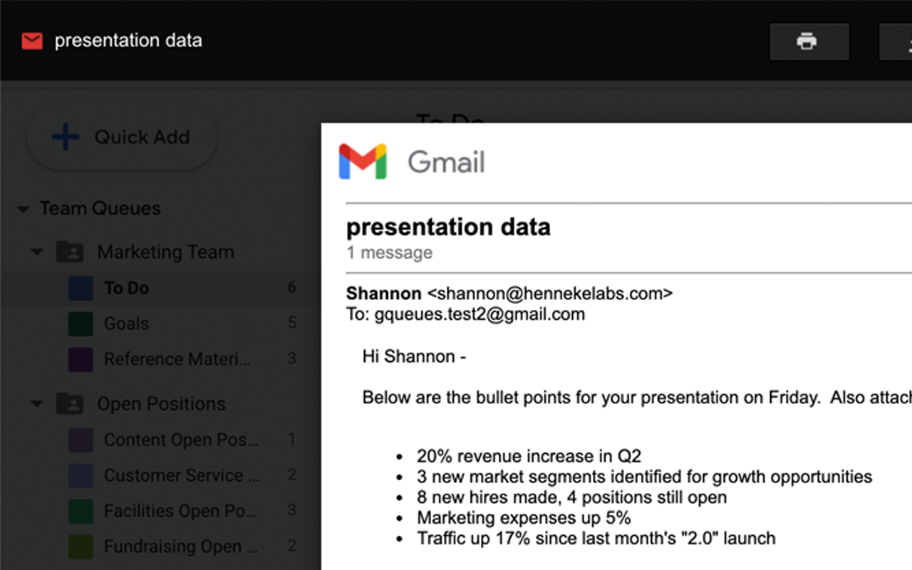 GQueues for Gmail - 截图 3