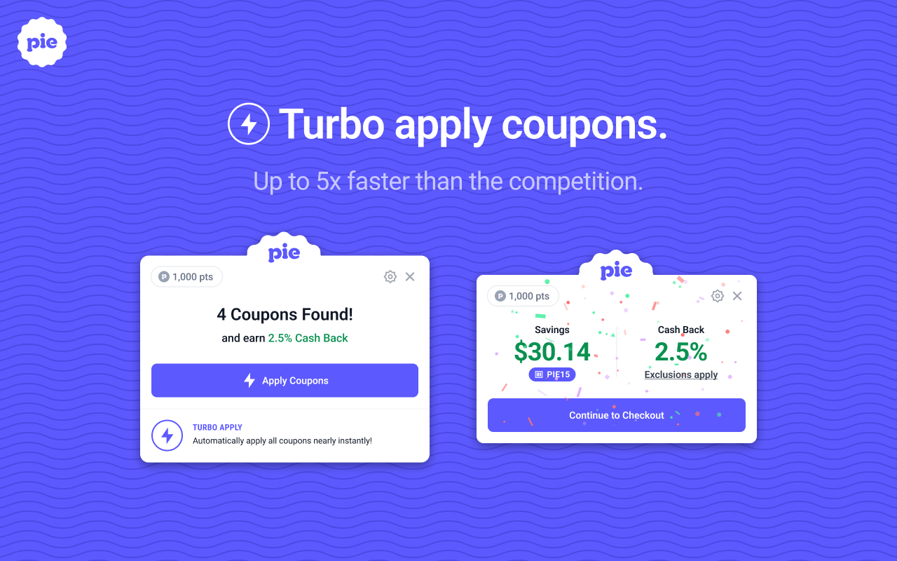 Pie Shopping: AI Cash Back and Coupons - 截图 2