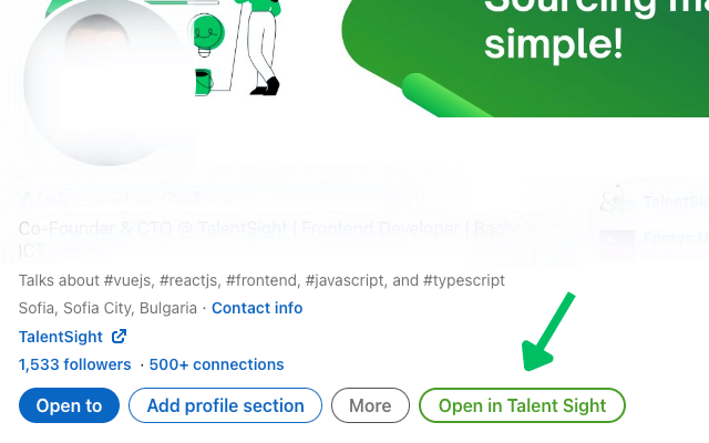 TalentSight Official Chrome Extension - 截图 1