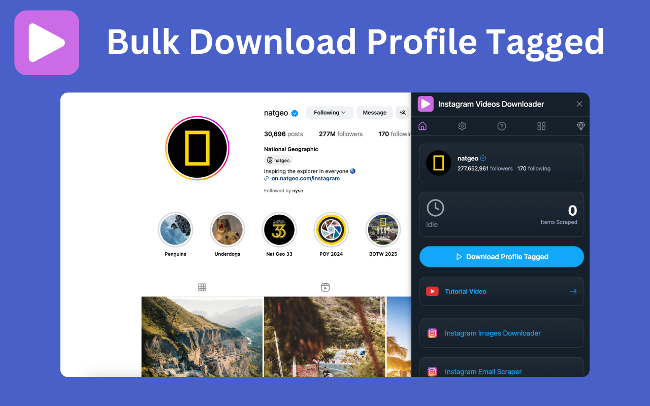 Instagram Videos Downloader - 截图 1