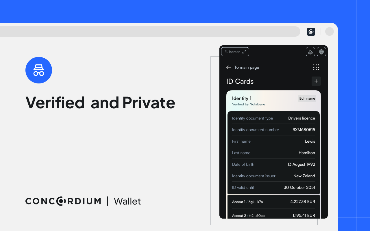 Concordium Wallet - 截图 2