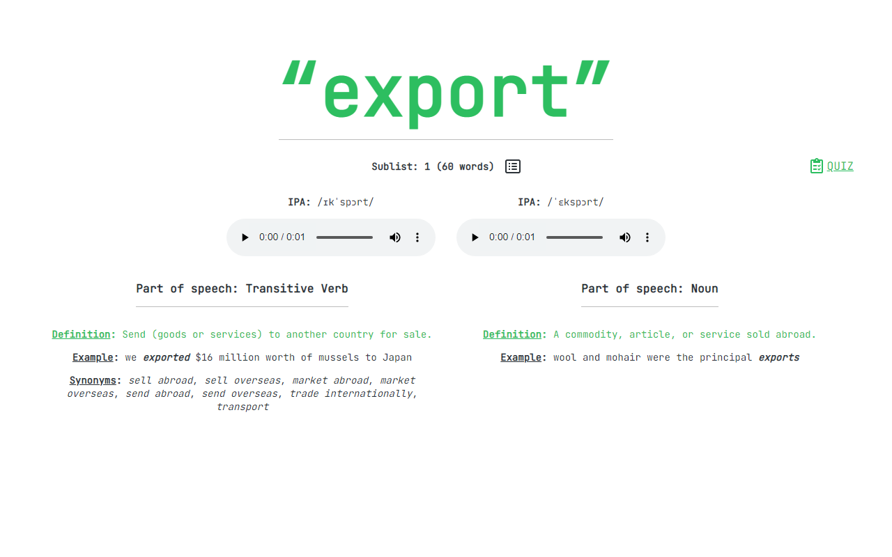 570 Academic Word List - 截图 3