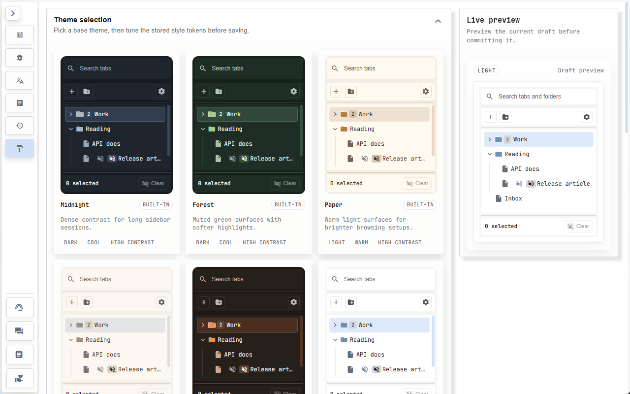 Treedent - Tab Manager - 截图 4